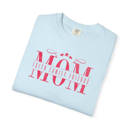 Mom Life Garment-Dyed T-shirt - Perfect for Mother's Day, Birthday Gifts, Casual Outings, Mom Apparel, Family Gatherings
