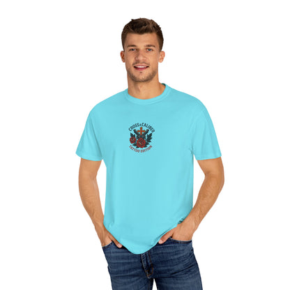 Cross & Caliber Tattoo Edition Unisex T-Shirt - Vintage Style Graphic Tee