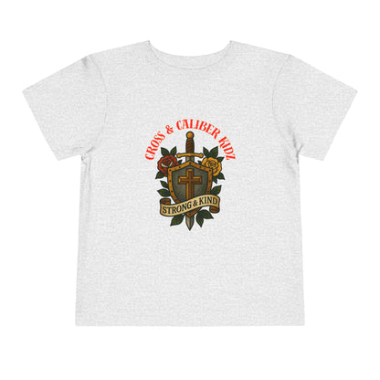 Cross & Caliber Kidz Toddler Tee - Strong & Kind Design