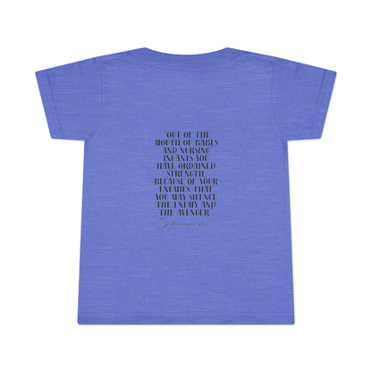 Bold Eagle & Roses Toddler T-Shirt - Faith-Inspired Design