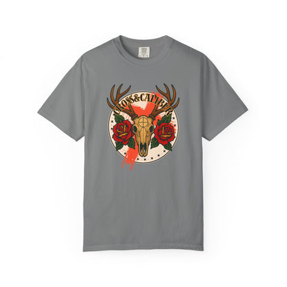 Rustic Graphic T-Shirt, Vintage Style Tee, Men's Women's, Nature Lover Gift, Halloween Apparel, Music Festival Gear, Boho Chic Fashion