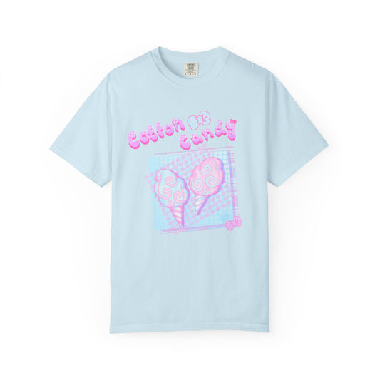Cotton Candy Dream T-Shirt - Pastel Aesthetic Tee Perfect for Summer Festivals, Birthdays, Casual Wear, Gifts, and Fun Days