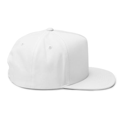 Stylish Embroidered Flat Bill Cap - Perfect for Casual Outings and Special Occasions