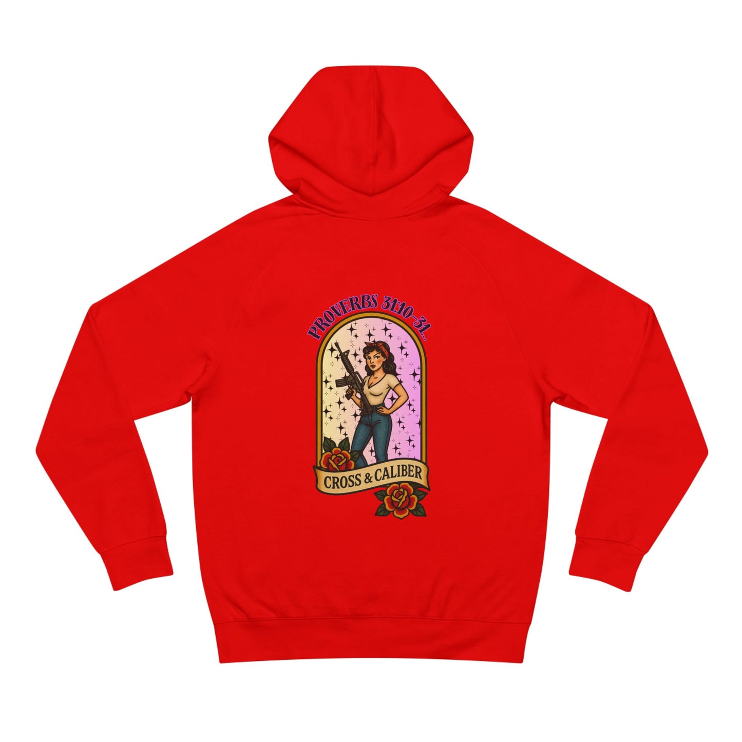 Unisex Supply Hoodie - Inspirational Proverbs 31:24 Design