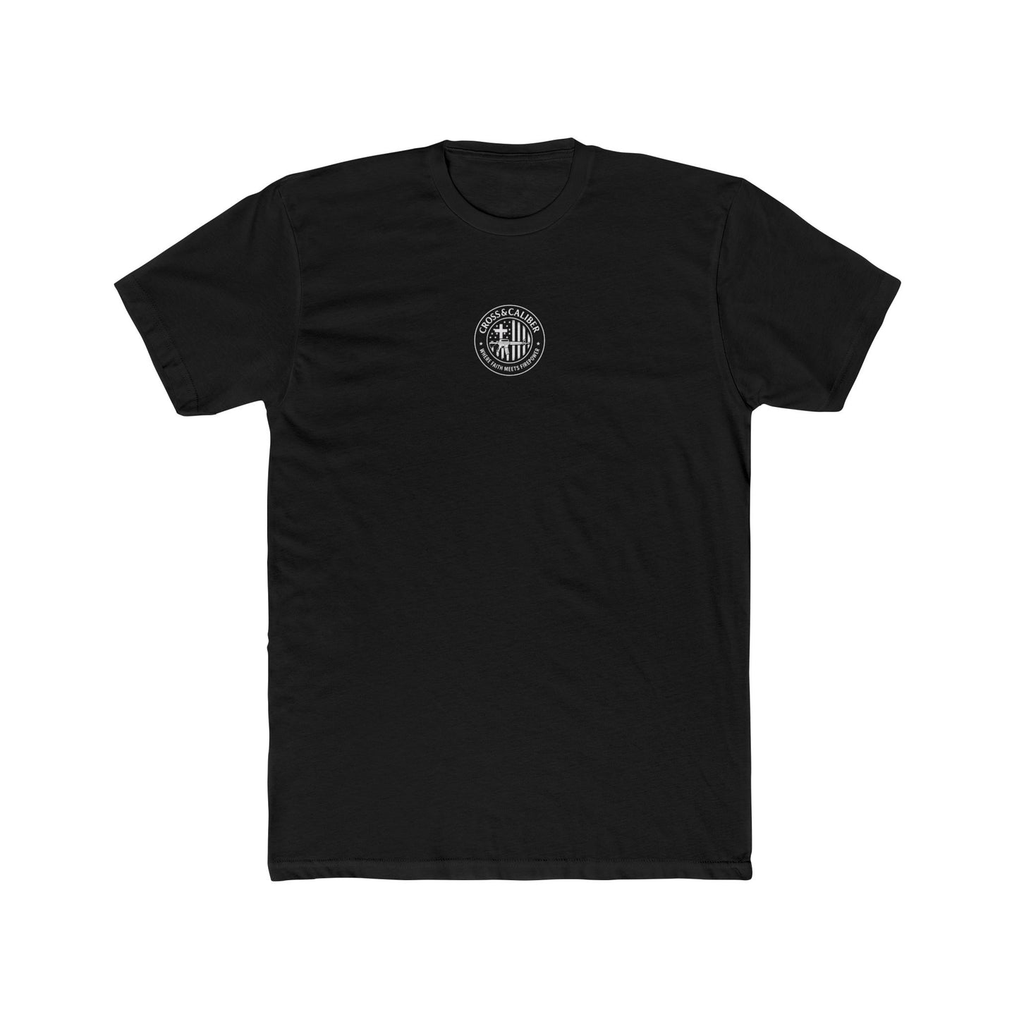 John 3:16 Cross Back Tee — Christian Faith Graphic T-Shirt