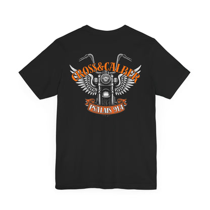Inspirational Psalms 91:4 Unisex Jersey Tee