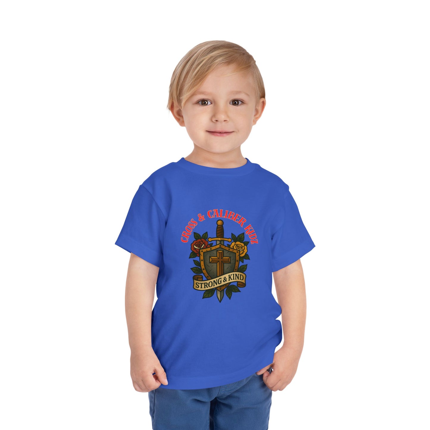 Cross & Caliber Kidz Toddler Tee - Strong & Kind Design