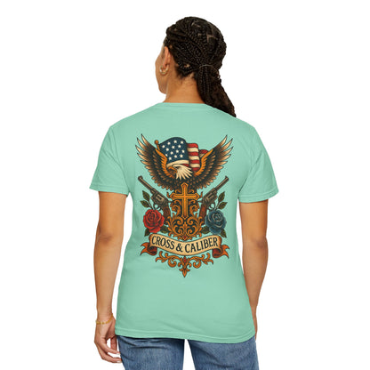 Cross & Caliber Tattoo Edition Unisex T-Shirt - Vintage Style Graphic Tee