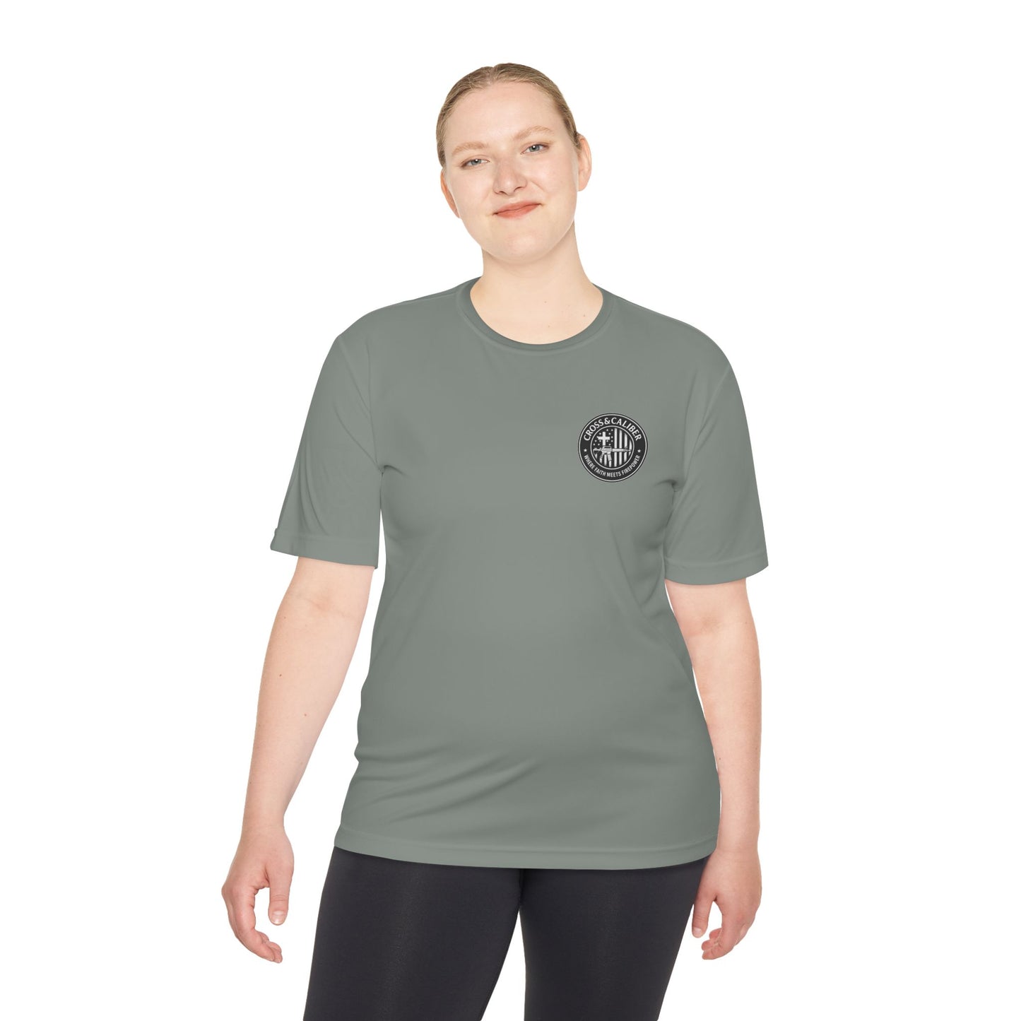 Unisex Moisture Wicking Tee -Carpenter’s Union "Jesus Was a Carpenter" Graphic Tee for Comfort and Style