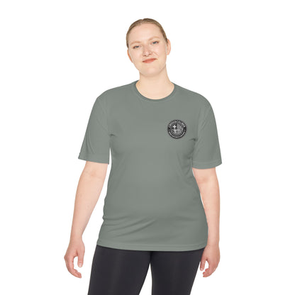 Unisex Moisture Wicking Tee -Carpenter’s Union "Jesus Was a Carpenter" Graphic Tee for Comfort and Style