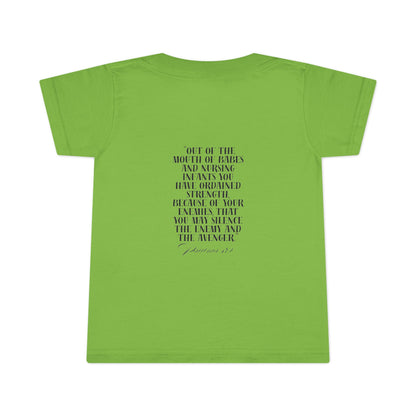 Bold Eagle & Roses Toddler T-Shirt - Faith-Inspired Design