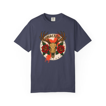 Rustic Graphic T-Shirt, Vintage Style Tee, Men's Women's, Nature Lover Gift, Halloween Apparel, Music Festival Gear, Boho Chic Fashion