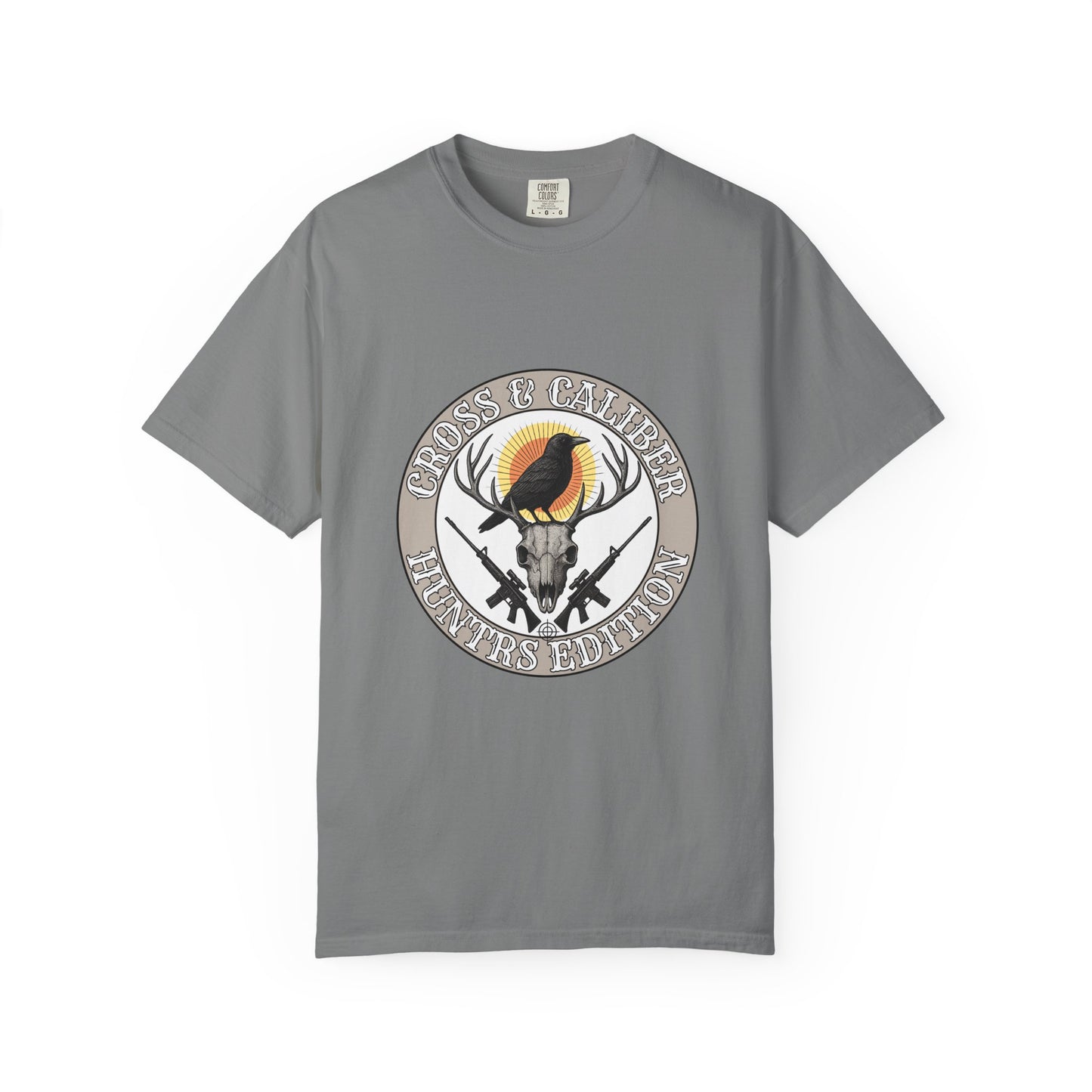 Hunter's Edition T-Shirt with Cross & Caliber Design, Perfect for Outdoor Enthusiasts, Gift for Hunters, Casual Wear, Unisex Apparel, [...]