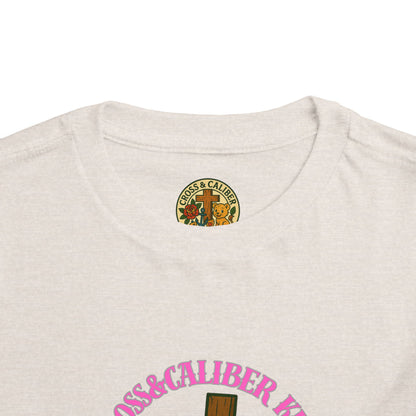 Toddler Short Sleeve Tee - Bold as a Lioness Design
