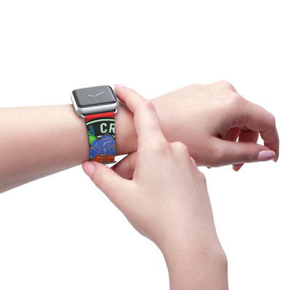 Colorful Floral Watch Band - Stylish Accessory for Everyday Wear