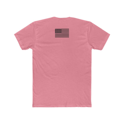 Unisex Cotton Crew Tee - "I'm Not Ashamed" with American Flag Design