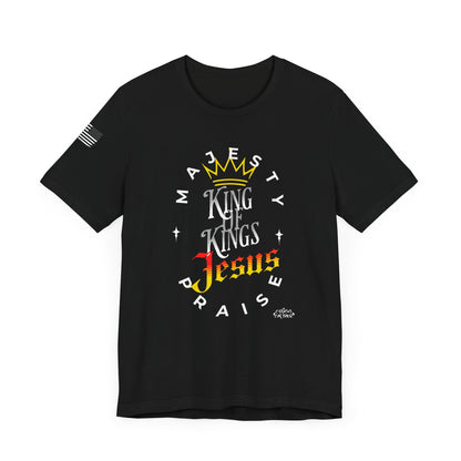 King of Kings Jesus Shirt, Majesty Praise T-Shirt, Unisex Faith Apparel, Religious Gift for Holidays