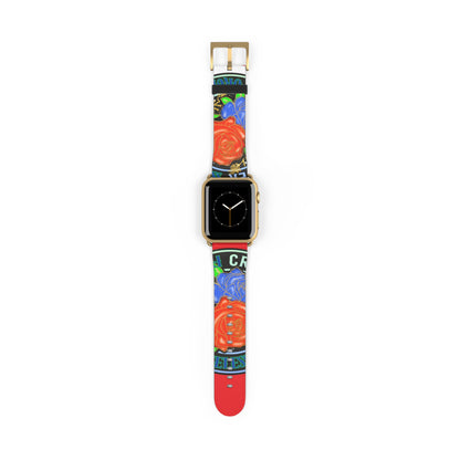 Colorful Floral Watch Band - Stylish Accessory for Everyday Wear