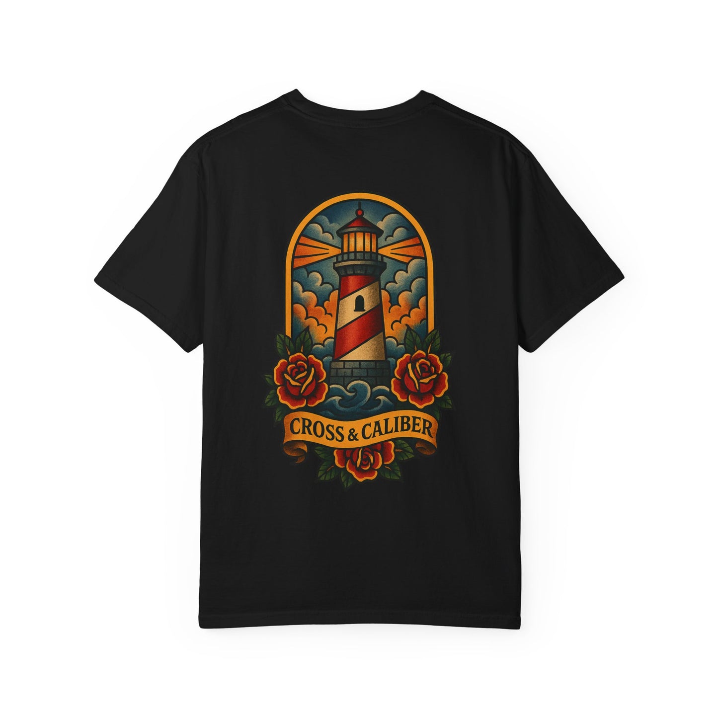 Vintage Lighthouse Unisex T-Shirt - Cross & Caliber Edition
