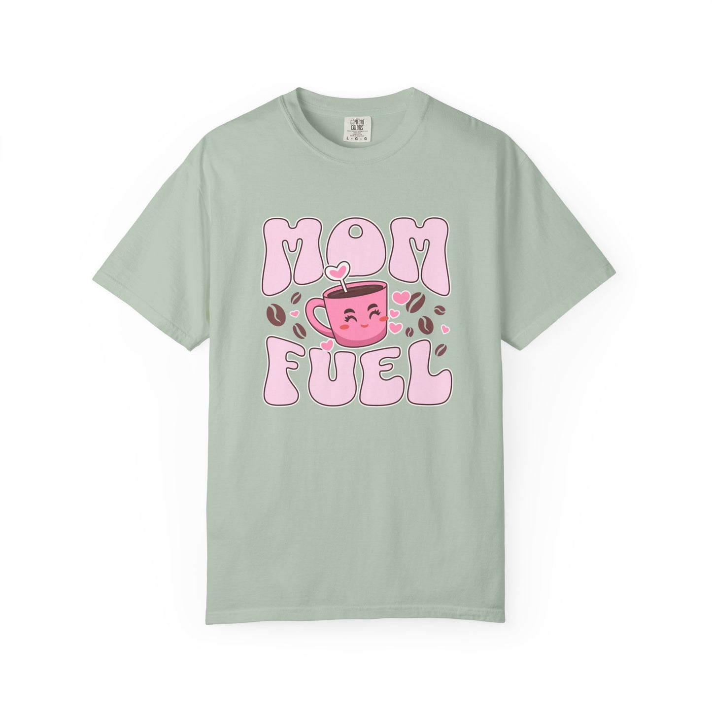 Mom Fuel Coffee T-Shirt, Funny Mom T-Shirt, Gift for Mothers, Moms Day Apparel, Mother's Day Gift, Cute Coffee Shirt