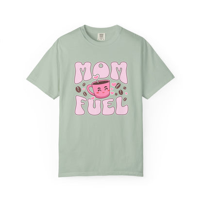 Mom Fuel Coffee T-Shirt, Funny Mom T-Shirt, Gift for Mothers, Moms Day Apparel, Mother's Day Gift, Cute Coffee Shirt