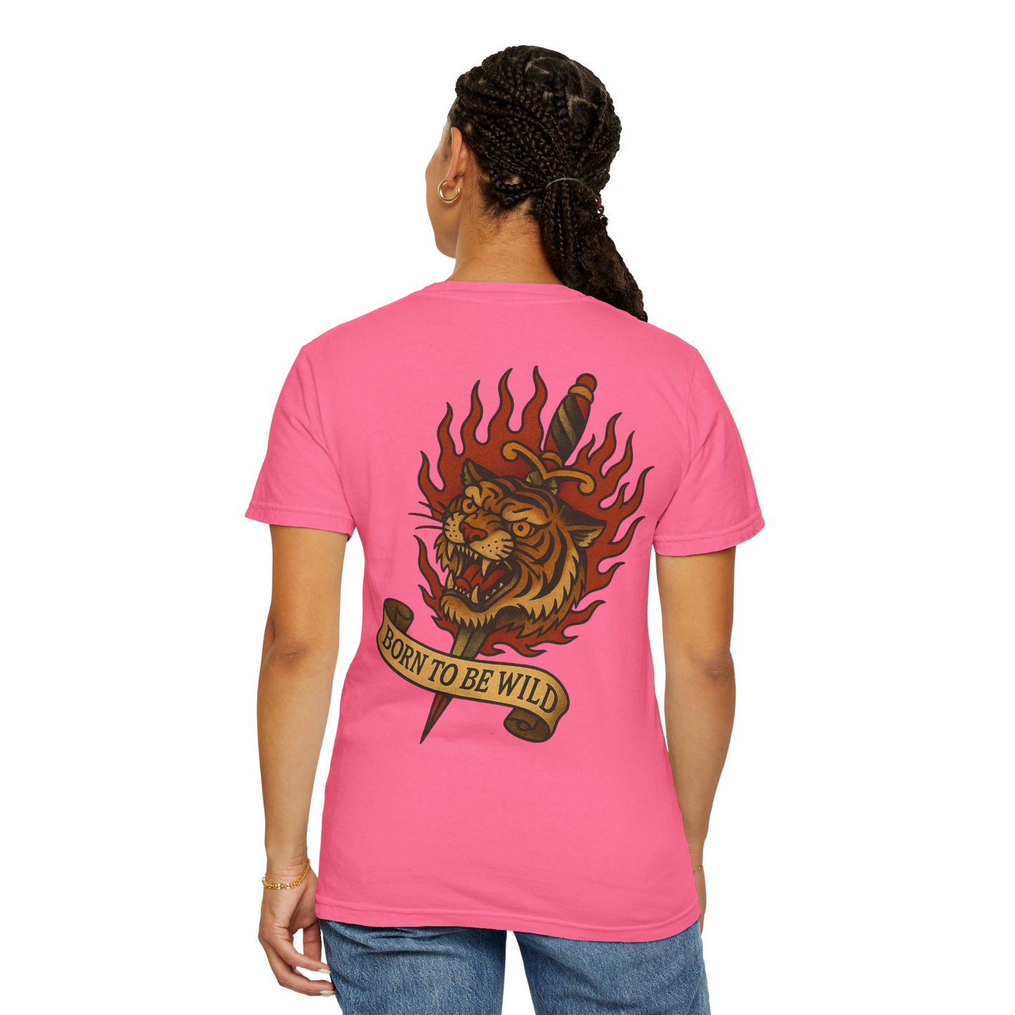 Born to Be Wild Graphic T-Shirt - Unisex Garment-Dyed Tee