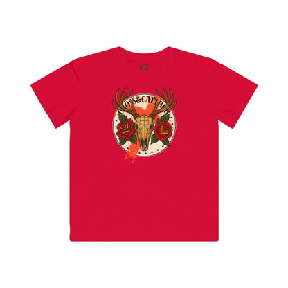 Wildflower Kids Tee, Vintage Animal Tee, Boho Kid's Shirt, Nature Lover Gift, Eco-Friendly Children's Apparel