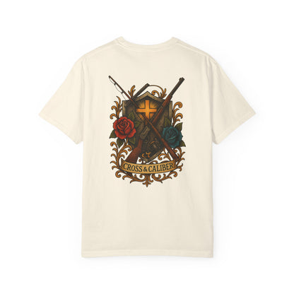 Cross & Caliber Tattoo Edition Unisex Garment-Dyed T-Shirt