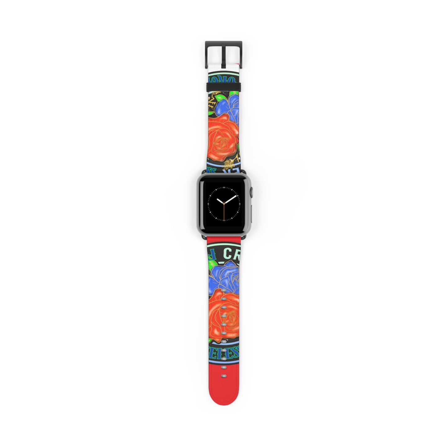 Colorful Floral Watch Band - Stylish Accessory for Everyday Wear