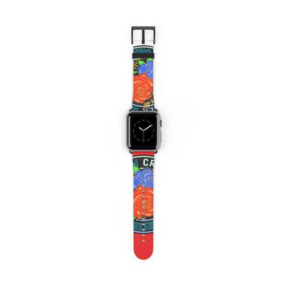 Colorful Floral Watch Band - Stylish Accessory for Everyday Wear