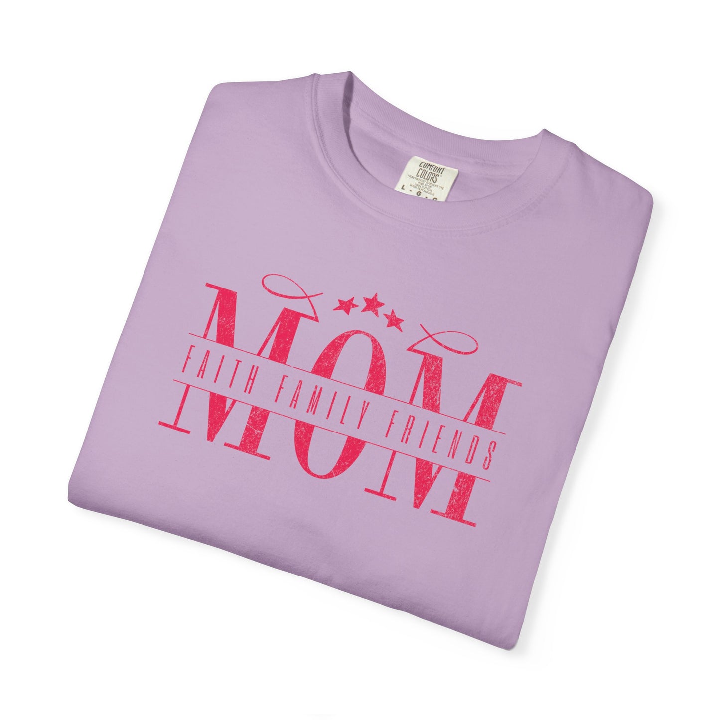 Mom Life Garment-Dyed T-shirt - Perfect for Mother's Day, Birthday Gifts, Casual Outings, Mom Apparel, Family Gatherings