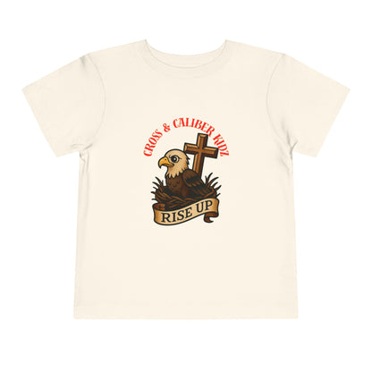 Kids' Eagle 'Rise Up' Short Sleeve Tee - Inspirational Toddler Shirt