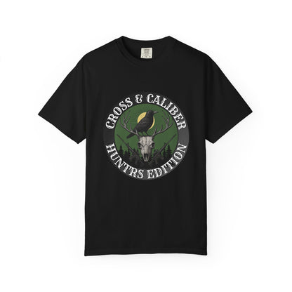 Hunting Themed Unisex T-Shirt | Cross & Caliber | Gift for Hunters | Outdoor Wear | Nature Lover Tee, Casual Style, Hunting Apparel