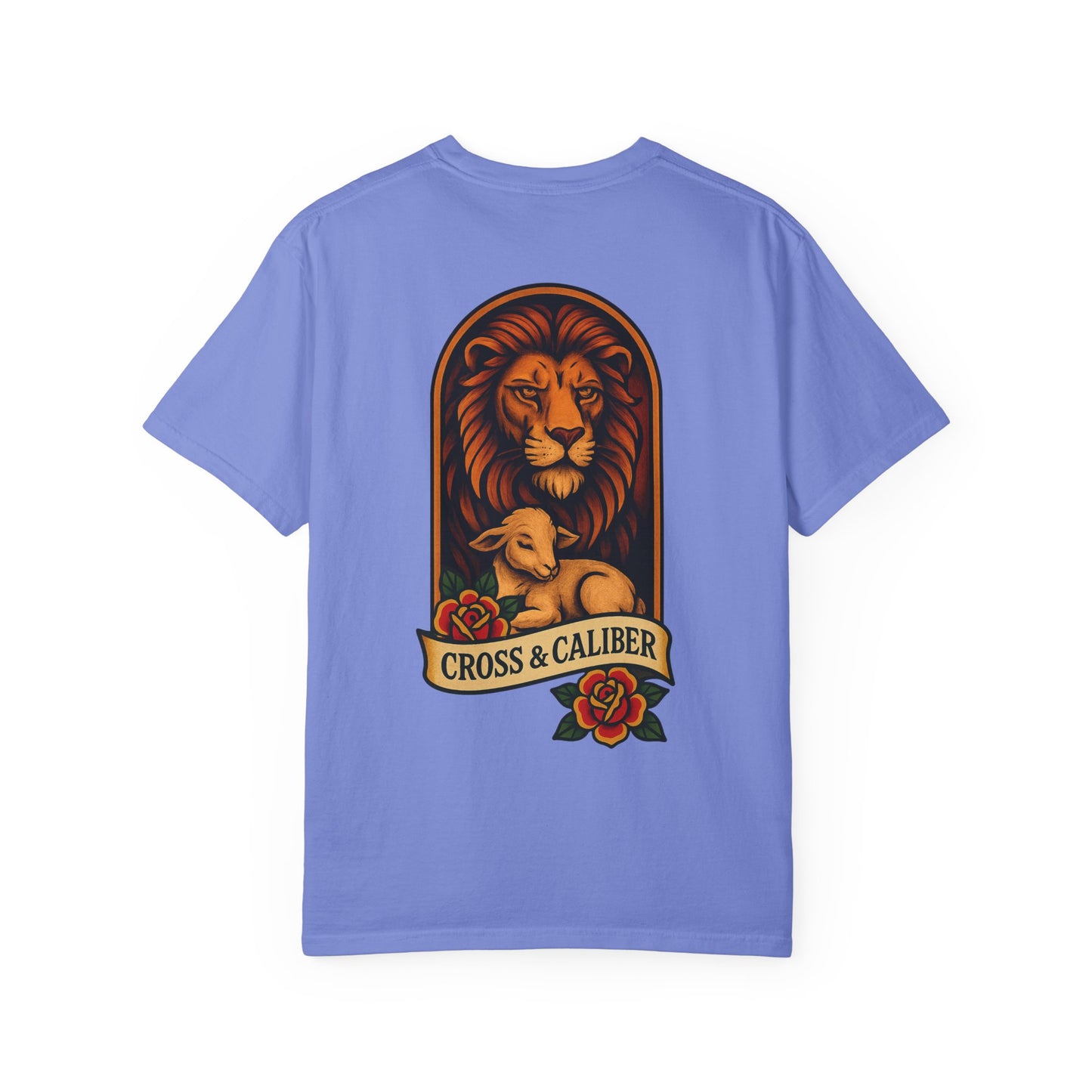 Unisex Tattoo Edition T-Shirt with Lion & Lamb Design