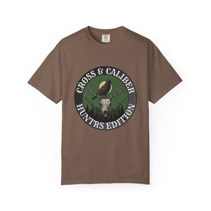 Hunting Themed Unisex T-Shirt | Cross & Caliber | Gift for Hunters | Outdoor Wear | Nature Lover Tee, Casual Style, Hunting Apparel