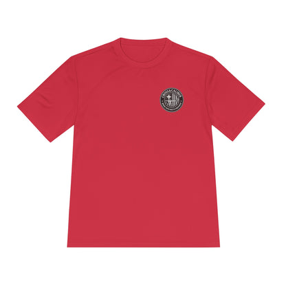 Unisex Moisture Wicking Tee -Carpenter’s Union "Jesus Was a Carpenter" Graphic Tee for Comfort and Style