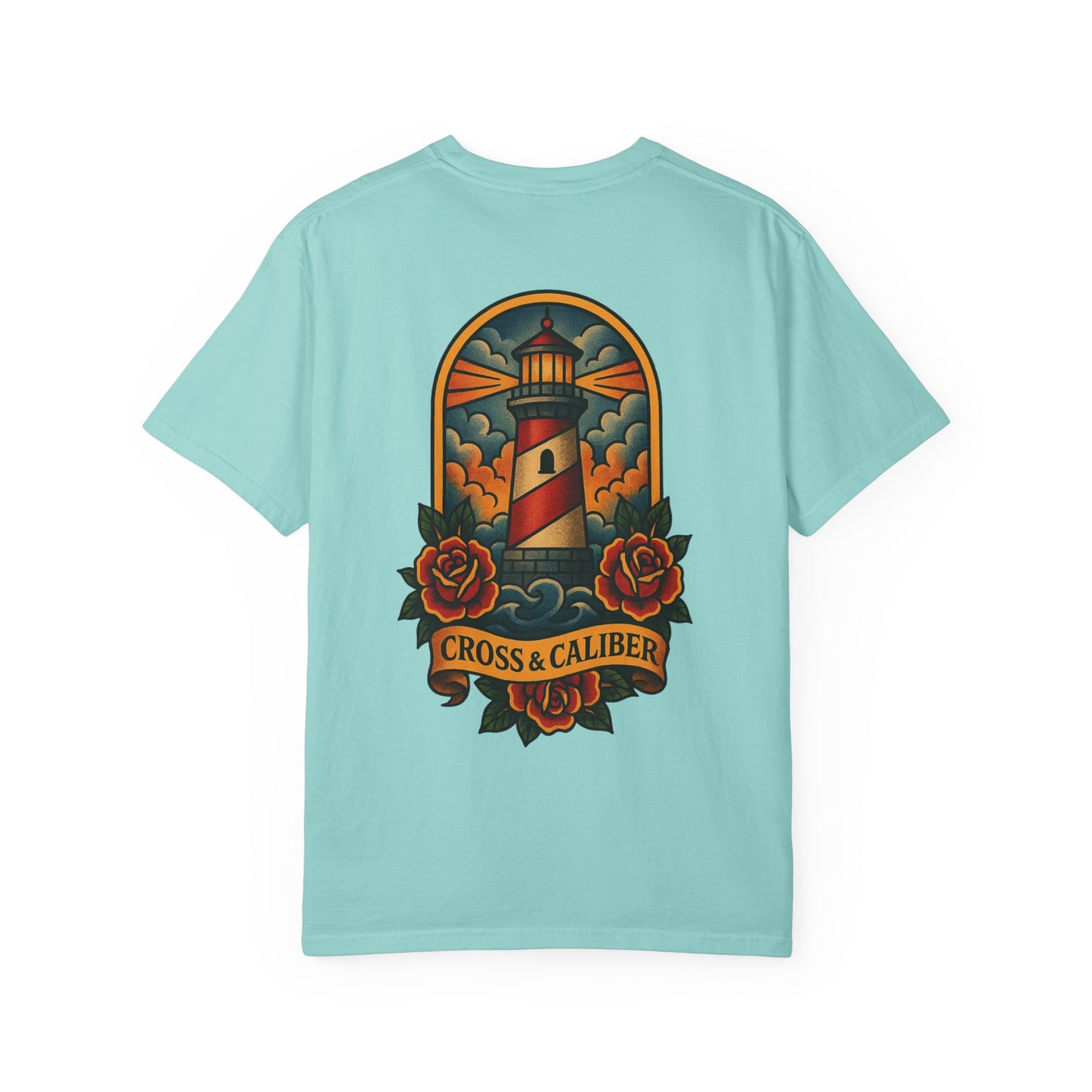 Vintage Lighthouse Unisex T-Shirt - Cross & Caliber Edition