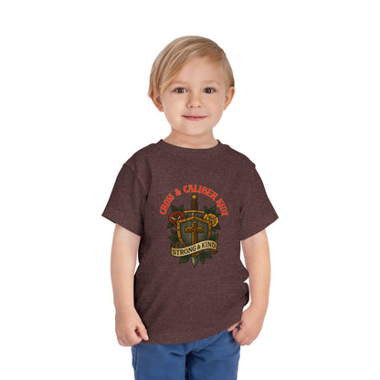 Cross & Caliber Kidz Toddler Tee - Strong & Kind Design