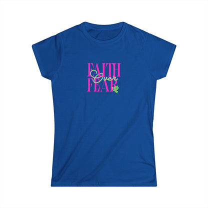 Faith Over Fear Women's Tee, Inspirational Shirt, Gift for Her, Motivational Apparel, Community Love T-Shirt