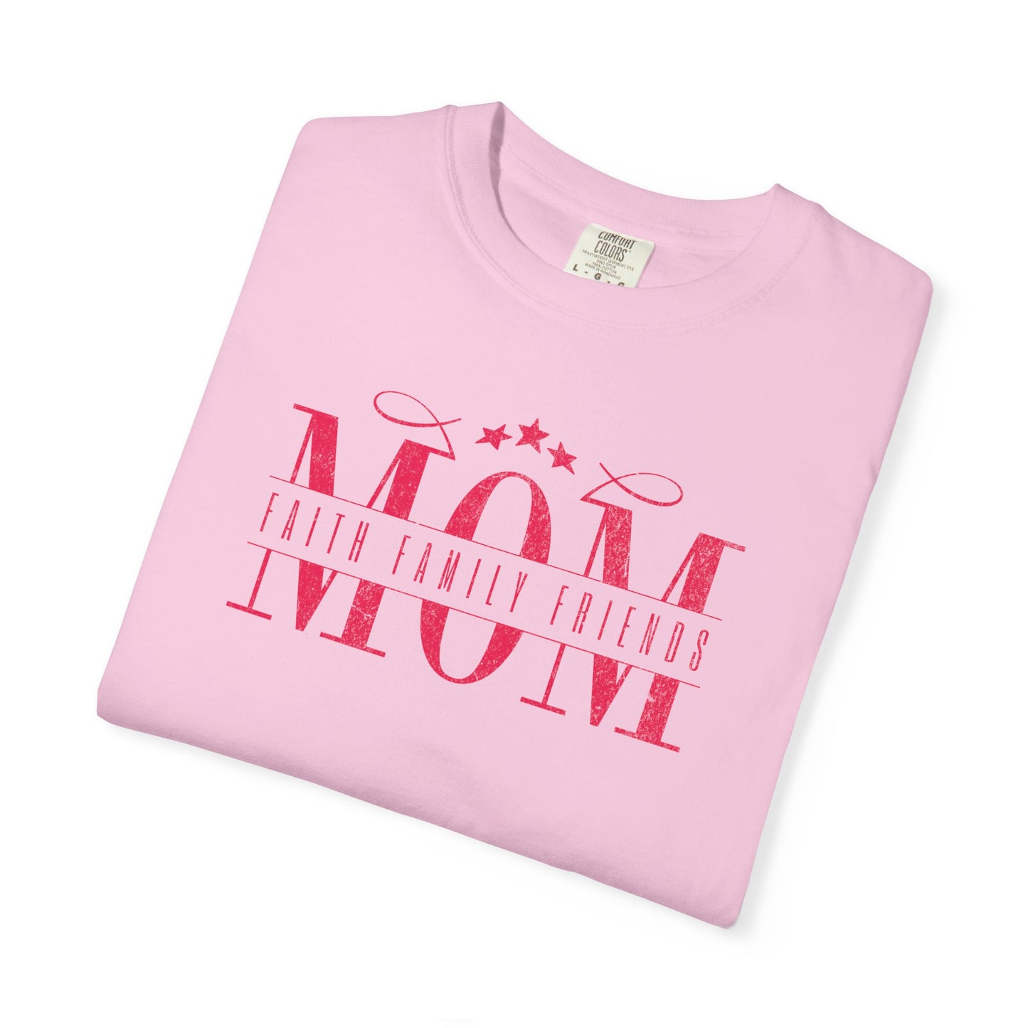 Mom Life Garment-Dyed T-shirt - Perfect for Mother's Day, Birthday Gifts, Casual Outings, Mom Apparel, Family Gatherings